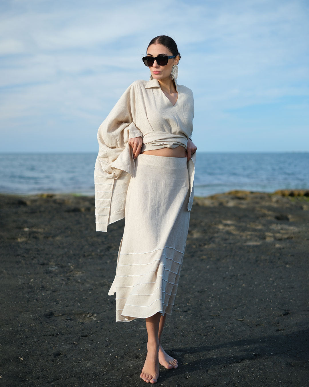 FASI LINEN SKIRT