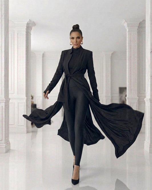 Burcu Aslan Jacket DAPA LONG BLACK ABAYA / JACKET