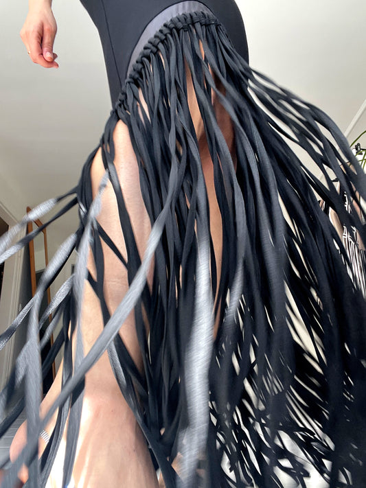 Burcu Aslan Skirt OPILO FRINGED SKIRT