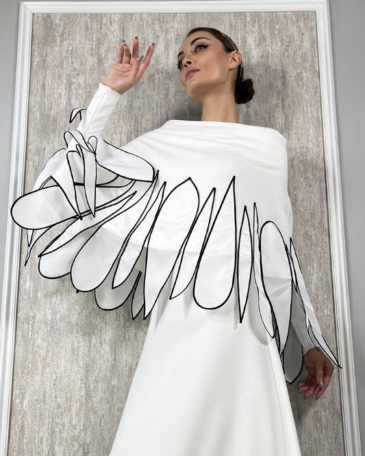 Burcu Aslan Dress PEKA LIMITED EDITION FLEXIBLE CLOAK-BLOUSE