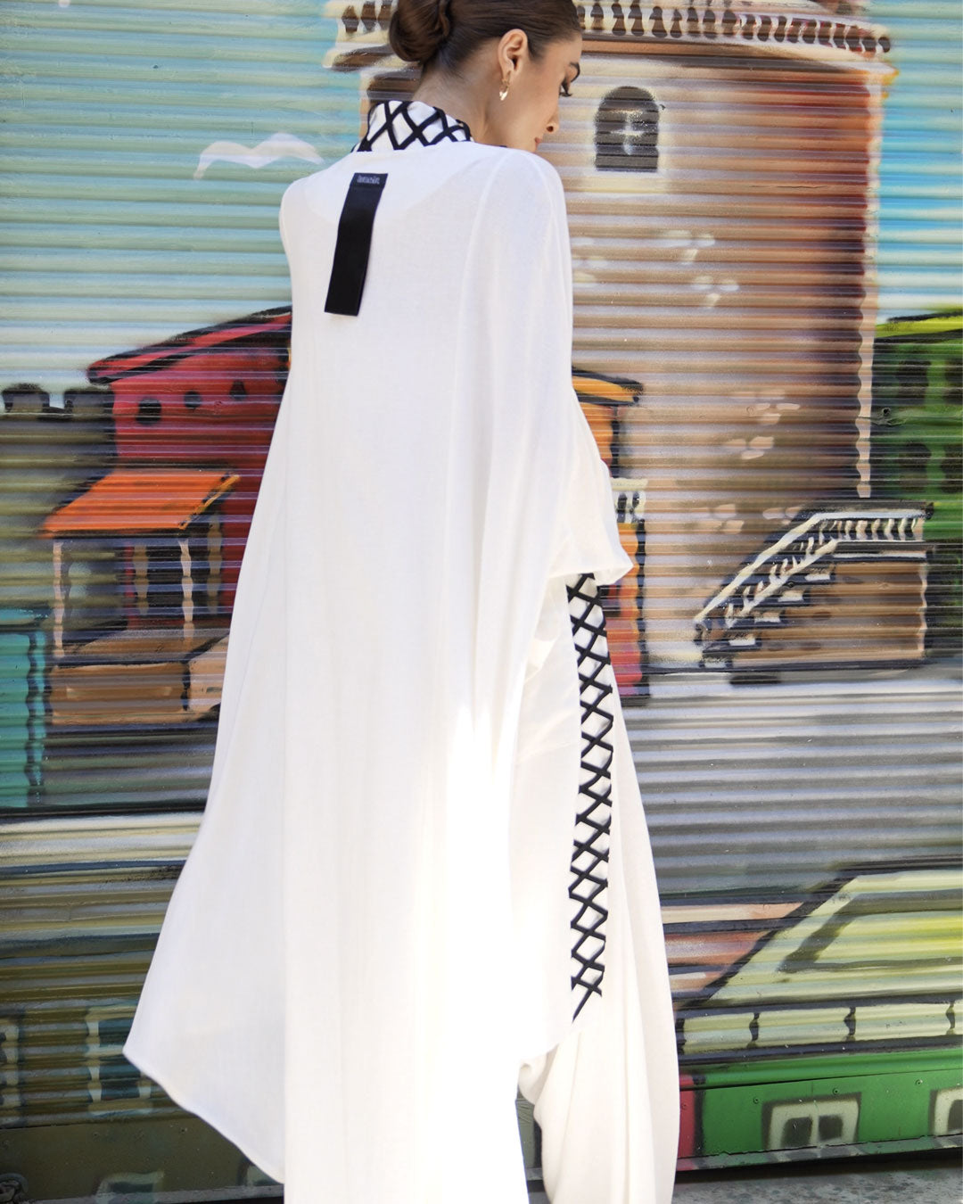 Burcu Aslan Kimono ETOS LINEN CAFTAN KIMONO