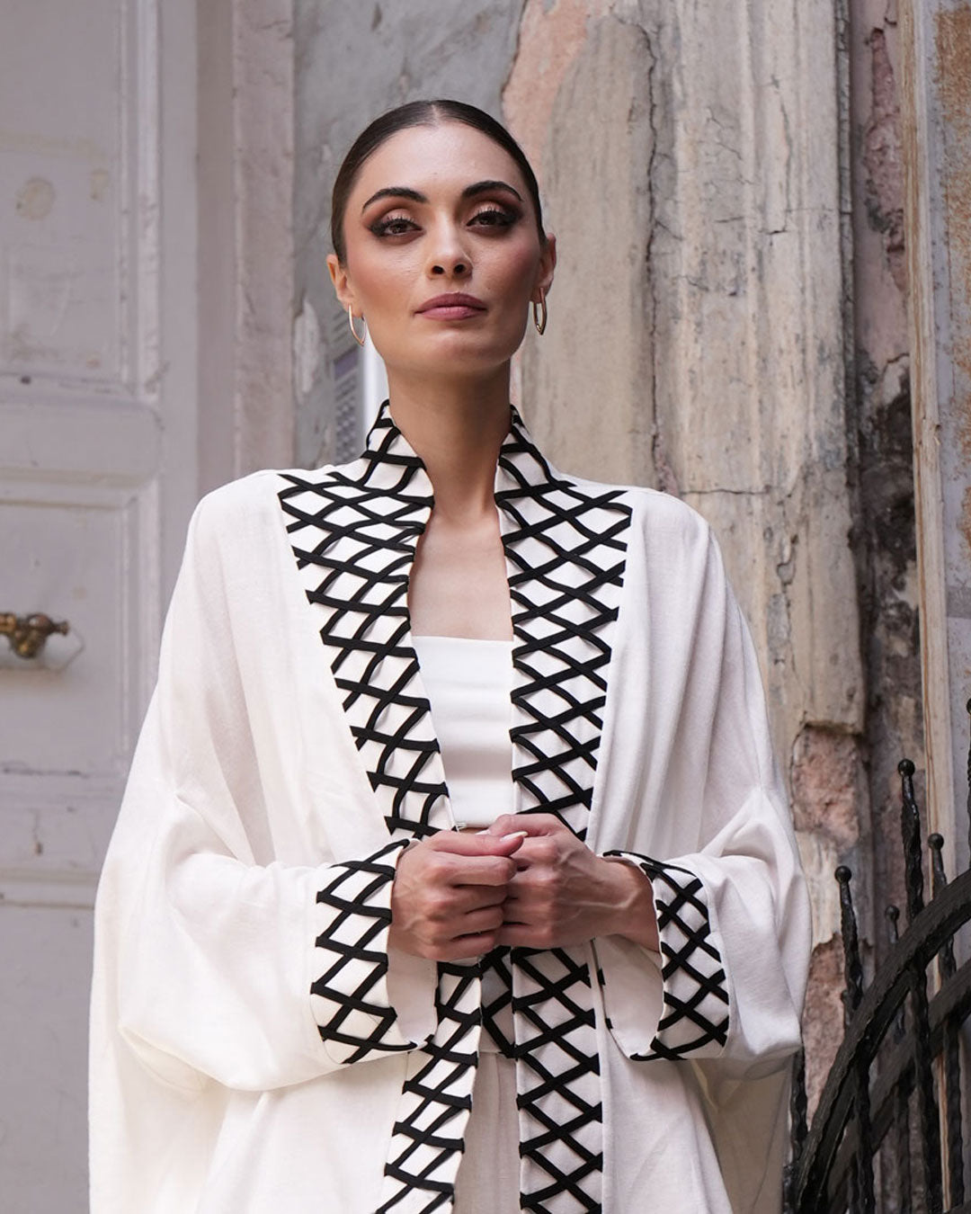 Burcu Aslan Kimono ETOS LINEN CAFTAN KIMONO