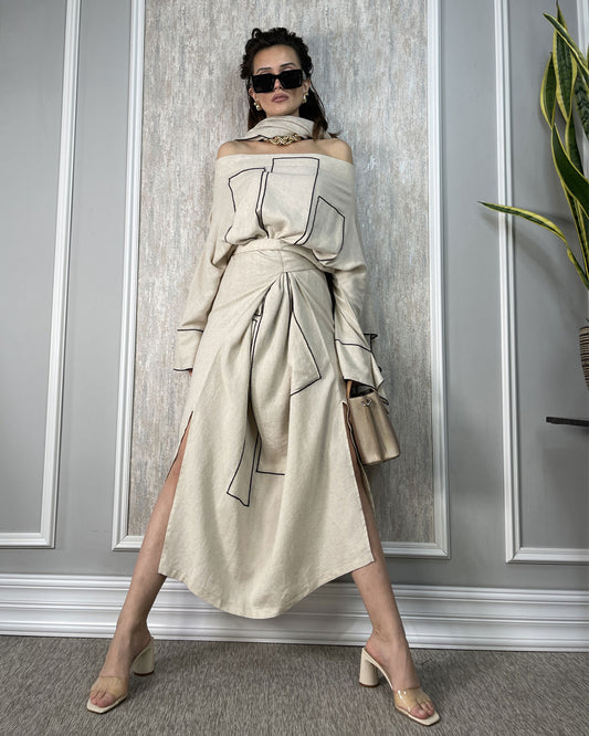 burcuaslan Dress ZOMA LINEN DRESS