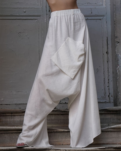 Burcu Aslan Shalwar ASYO LINEN SHALWAR