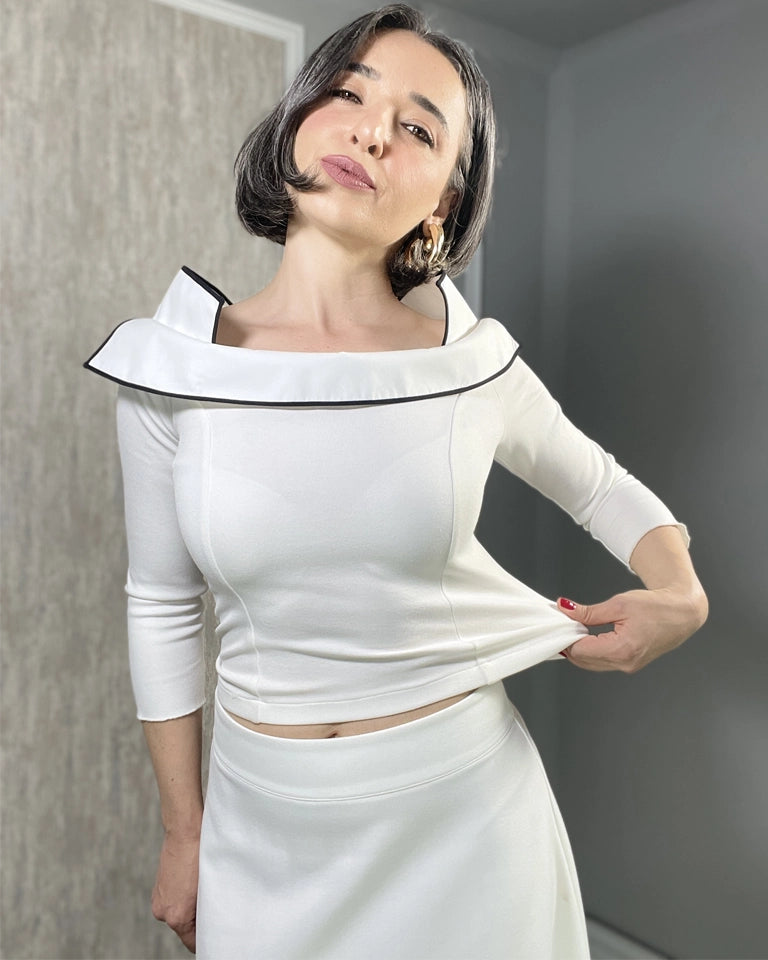 Burcu Aslan Blouse EPİLO FLEXIBLE VISCOSE BLOUSE