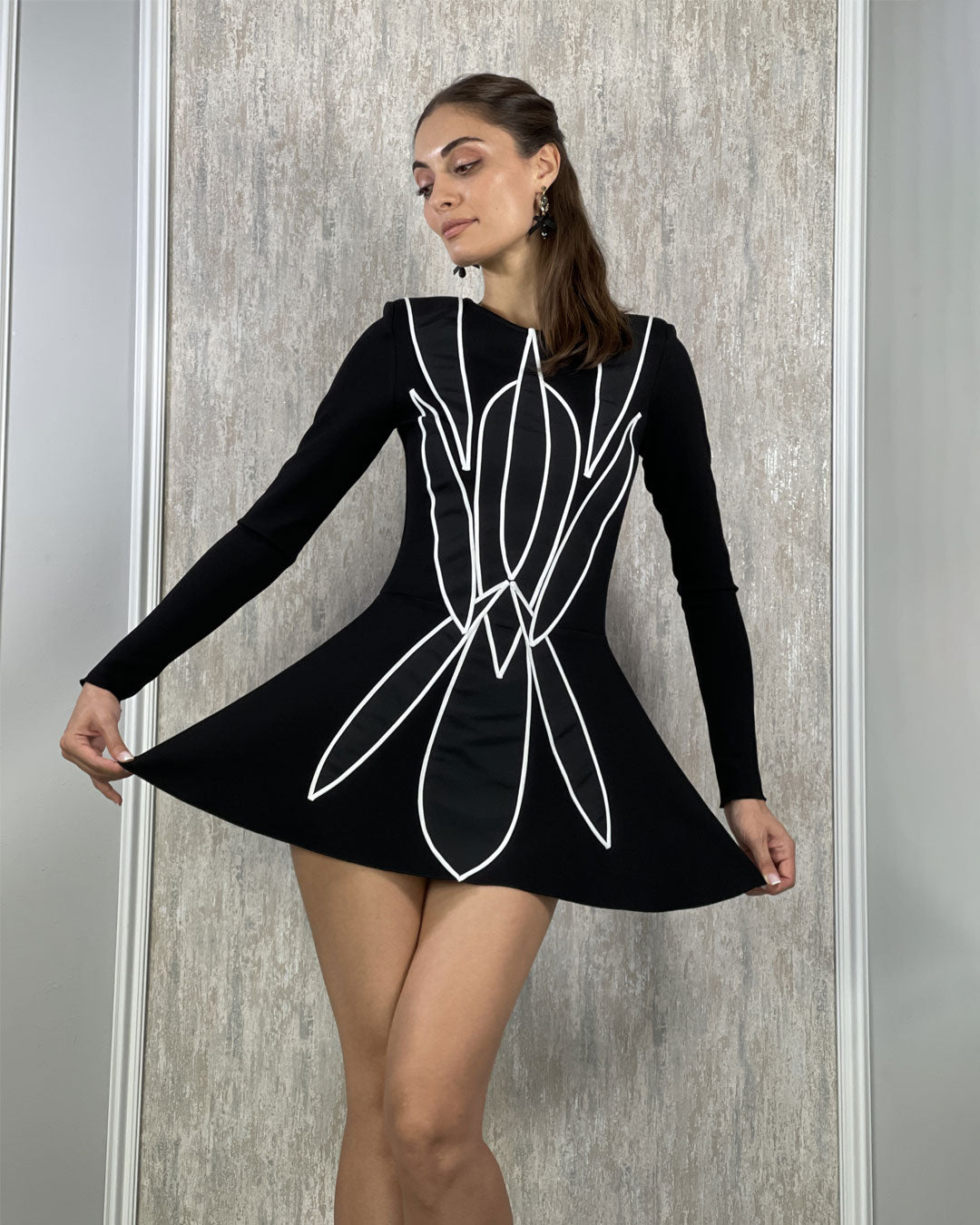 Burcu Aslan Dress CENO FLEXIBLE MINI DRESS-TUNIC