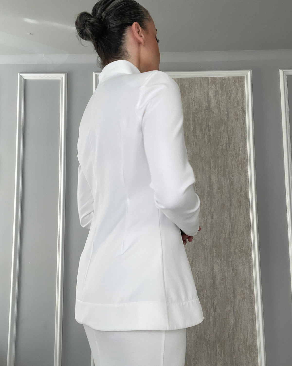 Burcu Aslan Shirt BUSA WOMEN'S ZIP-UP MANDARIN COLLAR MEDICAL & BEAUTY SHIRT JACKET