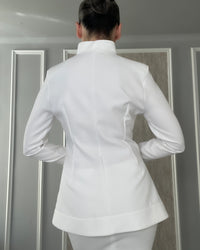 Burcu Aslan Shirt BUSA WOMEN'S ZIP-UP MANDARIN COLLAR MEDICAL & BEAUTY SHIRT JACKET