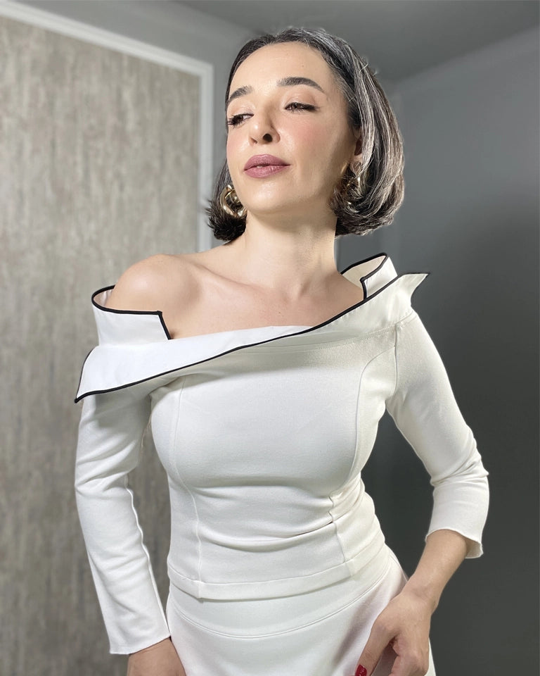 Burcu Aslan Blouse EPİLO FLEXIBLE VISCOSE BLOUSE
