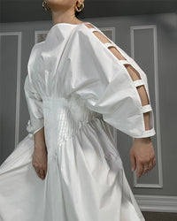 Burcu Aslan Dress VOREL OVERSIZE COTTON DRESS