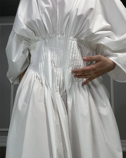 Burcu Aslan Dress VOREL OVERSIZE COTTON DRESS
