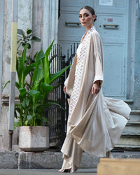 KUARK LEINEN KAFTAN KIMONO