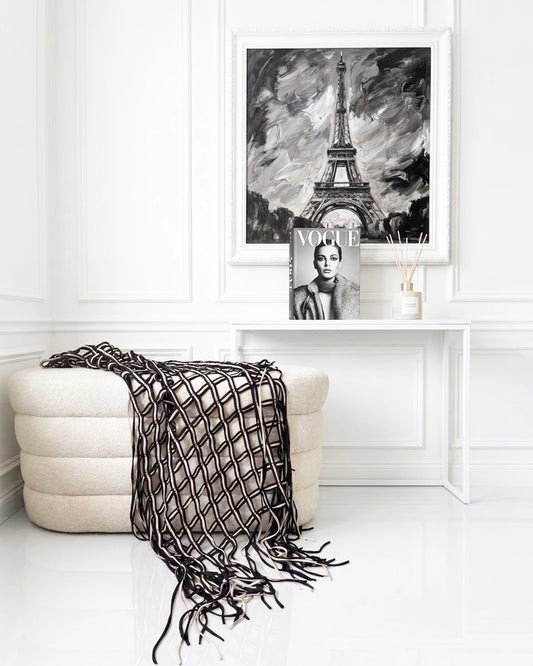 KASER HANDMADE, MULTI-PURPOSE SHAWL / ARMCHAIR-THROW