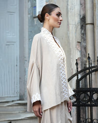 DONU LINEN JACKET SHORT KIMONO