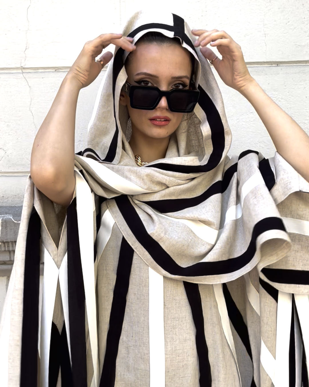 Burcu Aslan Shawl MERLONI LINEN SHAWL