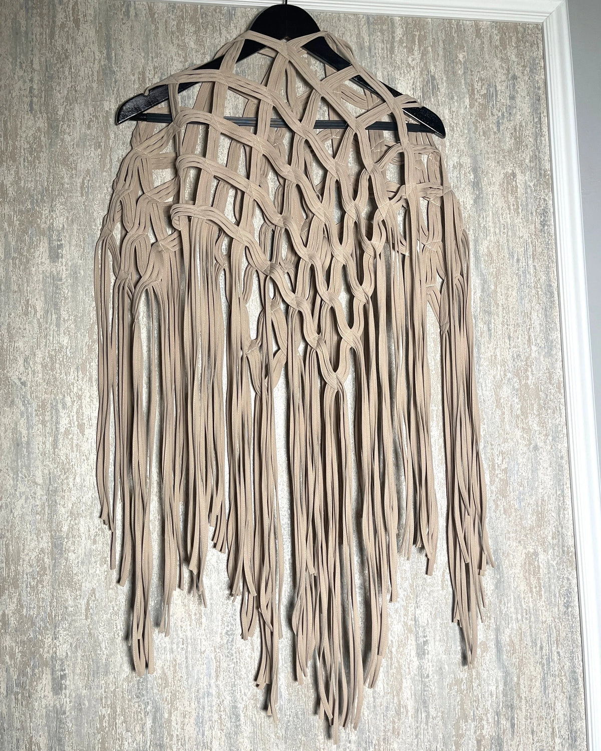 Burcu Aslan Shawl API FRINGED HANDMADE SHOLDER SHAWL/ ACCESSORIES/ NECKLACE