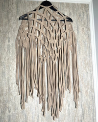 Burcu Aslan Shawl API FRINGED HANDMADE SHOLDER SHAWL/ ACCESSORIES/ NECKLACE