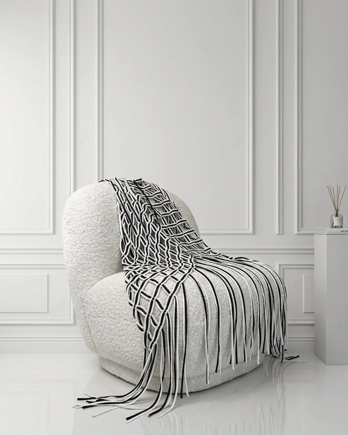 Burcu Aslan Accessory REFI HANDMADE, MULTI-PURPOSE SHAWL / DRESS / ARMCHAIR THROW