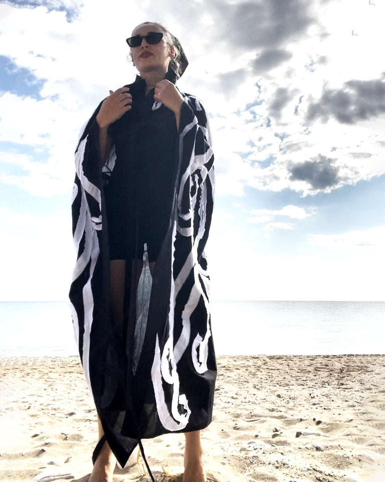 Burcu Aslan Kimono ATU LONG CLOAK CAFTAN