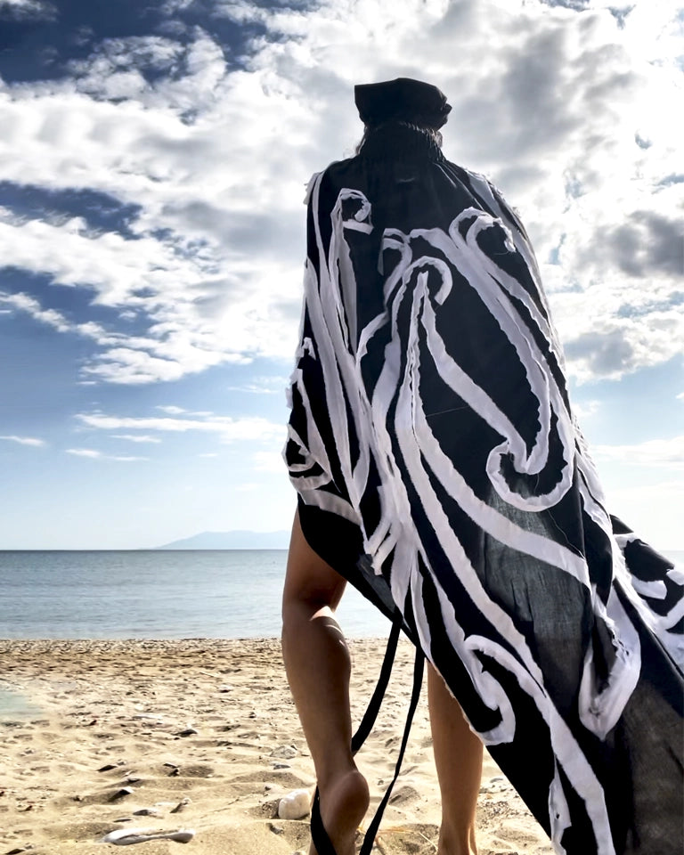 Burcu Aslan Kimono ATU LONG CLOAK CAFTAN