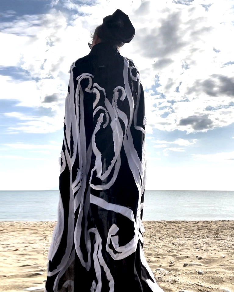 Burcu Aslan Kimono ATU LONG CLOAK CAFTAN