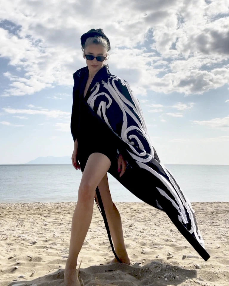 Burcu Aslan Kimono ATU LONG CLOAK CAFTAN