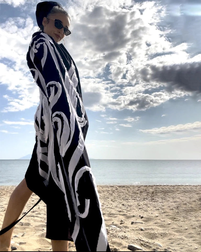 Burcu Aslan Kimono ATU LONG CLOAK CAFTAN