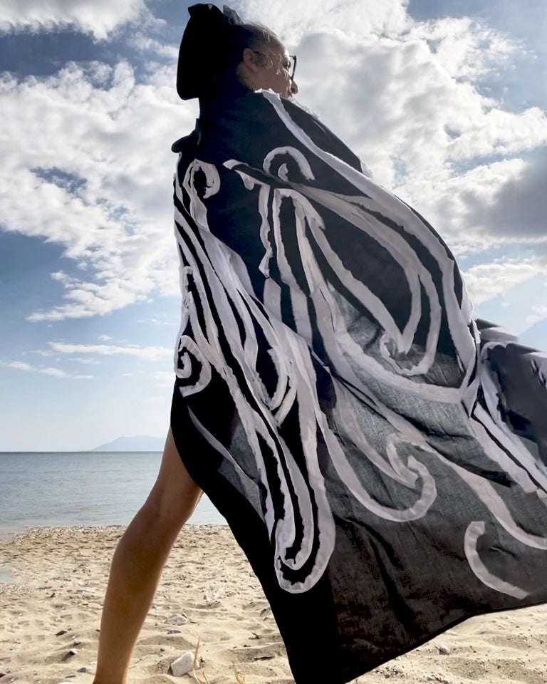 Burcu Aslan Kimono ATU LONG CLOAK CAFTAN