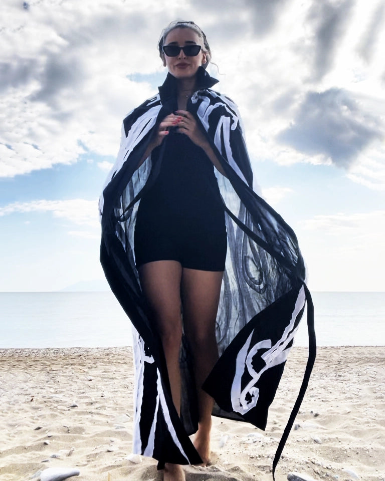Burcu Aslan Kimono ATU LONG CLOAK CAFTAN