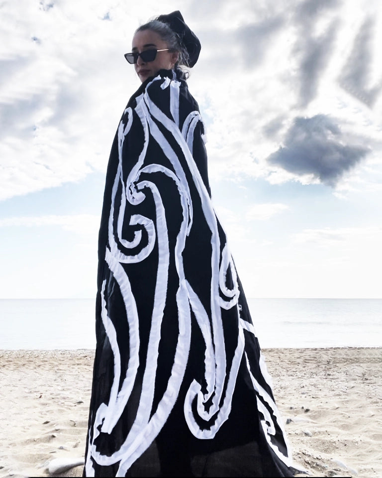 Burcu Aslan Kimono ATU LONG CLOAK CAFTAN