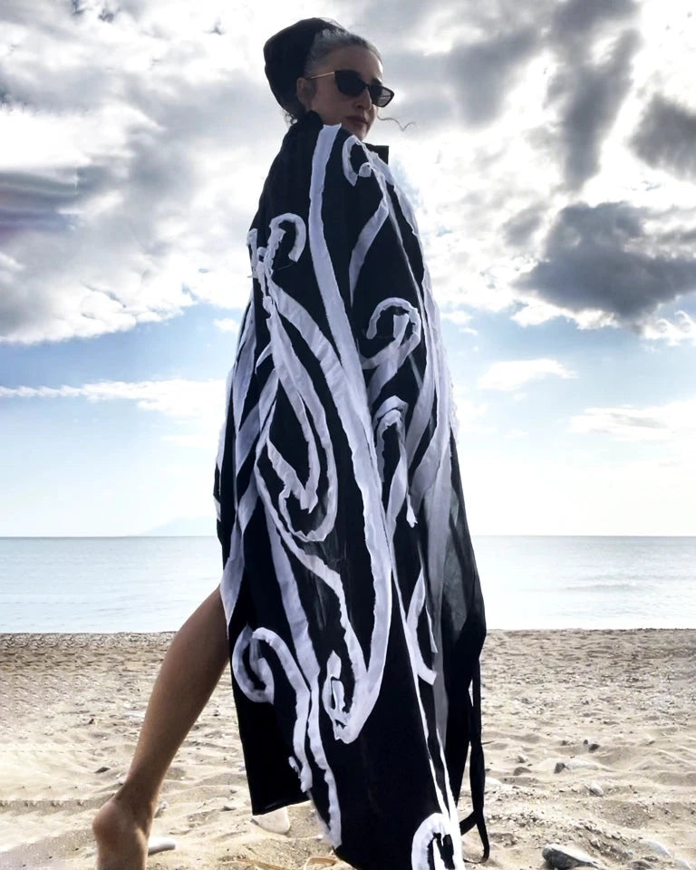 Burcu Aslan Kimono ATU LONG CLOAK CAFTAN