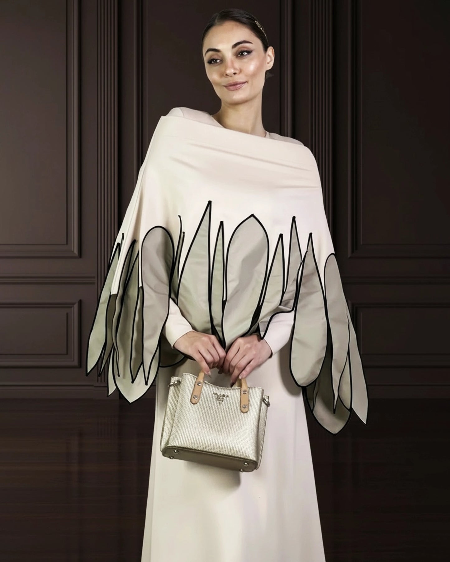 Burcu Aslan Blouse BAN LIMITED EDITION FLEXIBLE CLOAK -BLOUSE