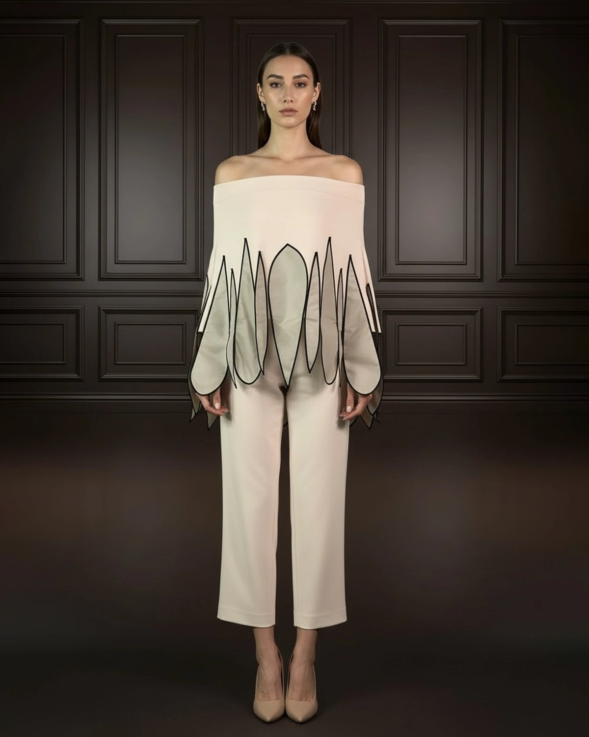 Burcu Aslan Blouse BAN LIMITED EDITION FLEXIBLE CLOAK -BLOUSE