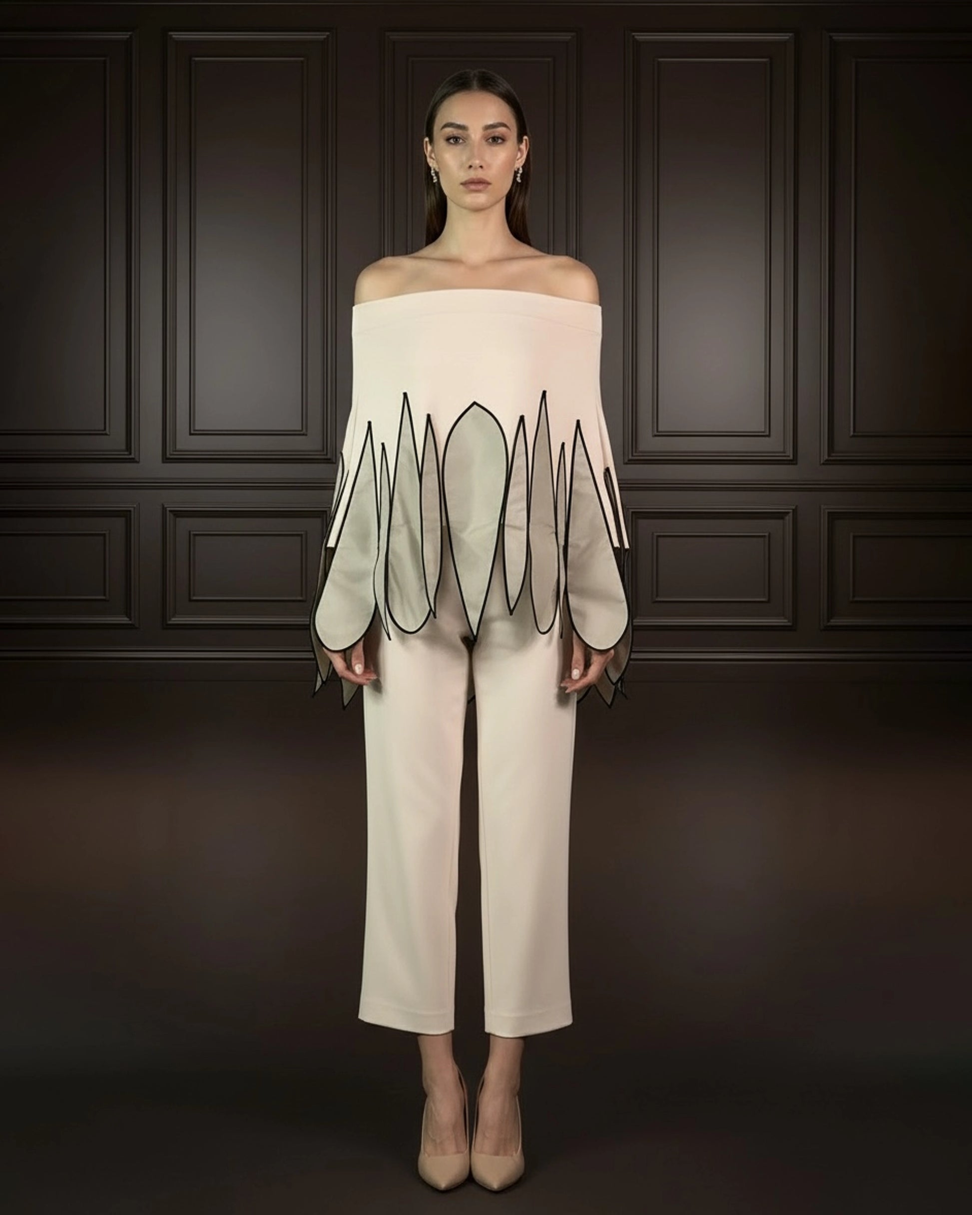 Burcu Aslan Blouse BAN LIMITED EDITION FLEXIBLE CLOAK -BLOUSE