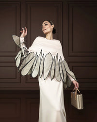 Burcu Aslan Blouse BAN LIMITED EDITION FLEXIBLE CLOAK -BLOUSE