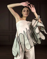 Burcu Aslan Blouse BAN LIMITED EDITION FLEXIBLE CLOAK -BLOUSE