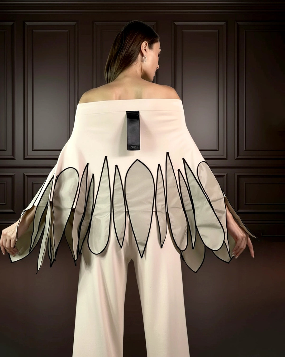 Burcu Aslan Blouse BAN LIMITED EDITION FLEXIBLE CLOAK -BLOUSE