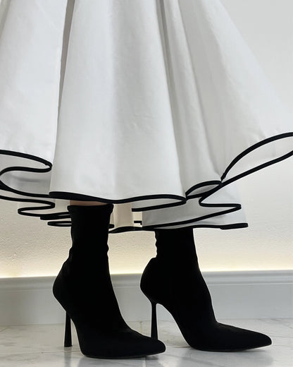 Burcu Aslan Skirt BEYOLA COTTON OVERSIZE SKIRT