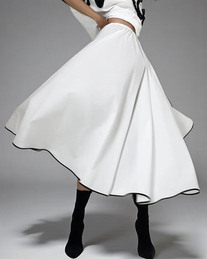 Burcu Aslan Skirt BEYOLA COTTON OVERSIZE SKIRT