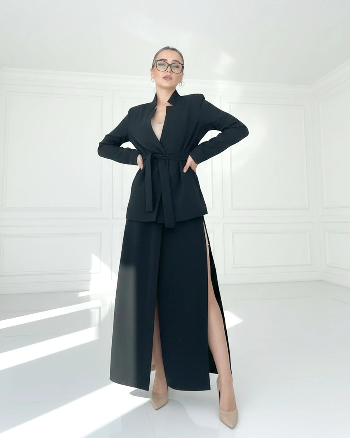 Burcu Aslan Jacket DAPA LONG BLACK ABAYA / JACKET