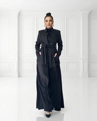Burcu Aslan Jacket DAPA LONG BLACK ABAYA / JACKET
