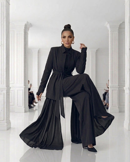 Burcu Aslan Jacket DAPA LONG BLACK ABAYA / JACKET
