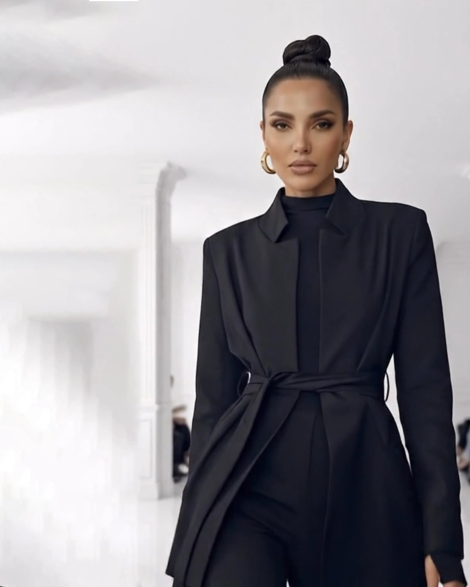 Burcu Aslan Jacket DAPA LONG BLACK ABAYA / JACKET
