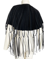 Burcu Aslan Accessory EPU FRINGED CAPE