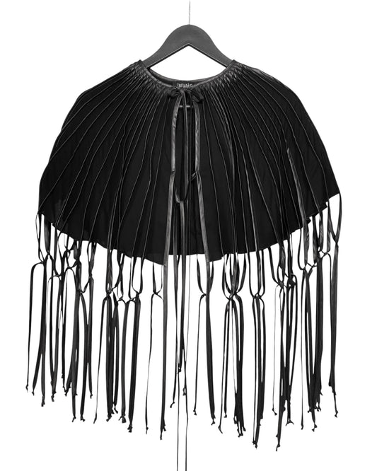 Burcu Aslan Accessory EPU FRINGED CAPE