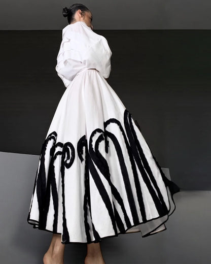 Burcu Aslan Skirt ETU COTTON SKIRT