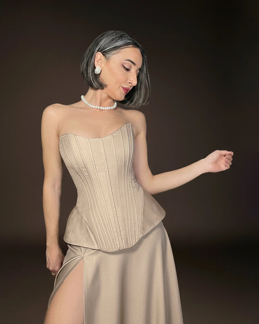 Burcu Aslan Top GERA WAIST CINCHERS SHAPEWEAR CORSET TOP