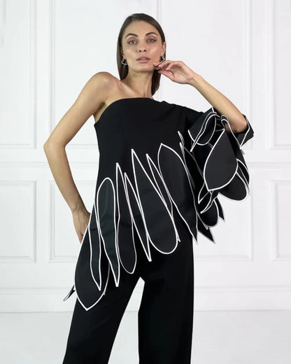 Burcu Aslan Blouse GORMA LIMITED EDITION FLEXIBLE CLOAK-BLOUSE