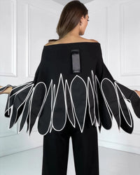 Burcu Aslan Blouse GORMA LIMITED EDITION FLEXIBLE CLOAK-BLOUSE