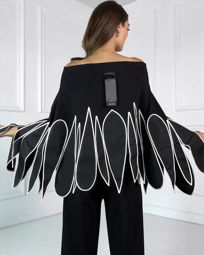 Burcu Aslan Blouse GORMA LIMITED EDITION FLEXIBLE CLOAK-BLOUSE